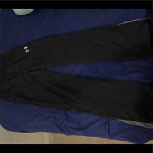 Black Cotton UnderArmour Sweatpants